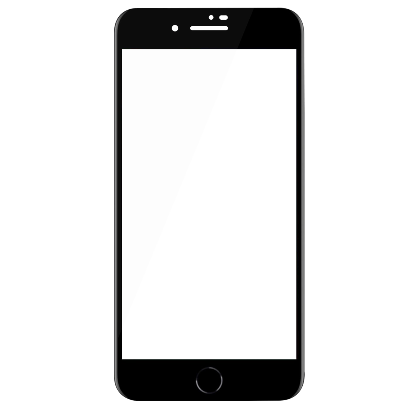 3D Black Tempered protection glass for iPhone7/8 Plus