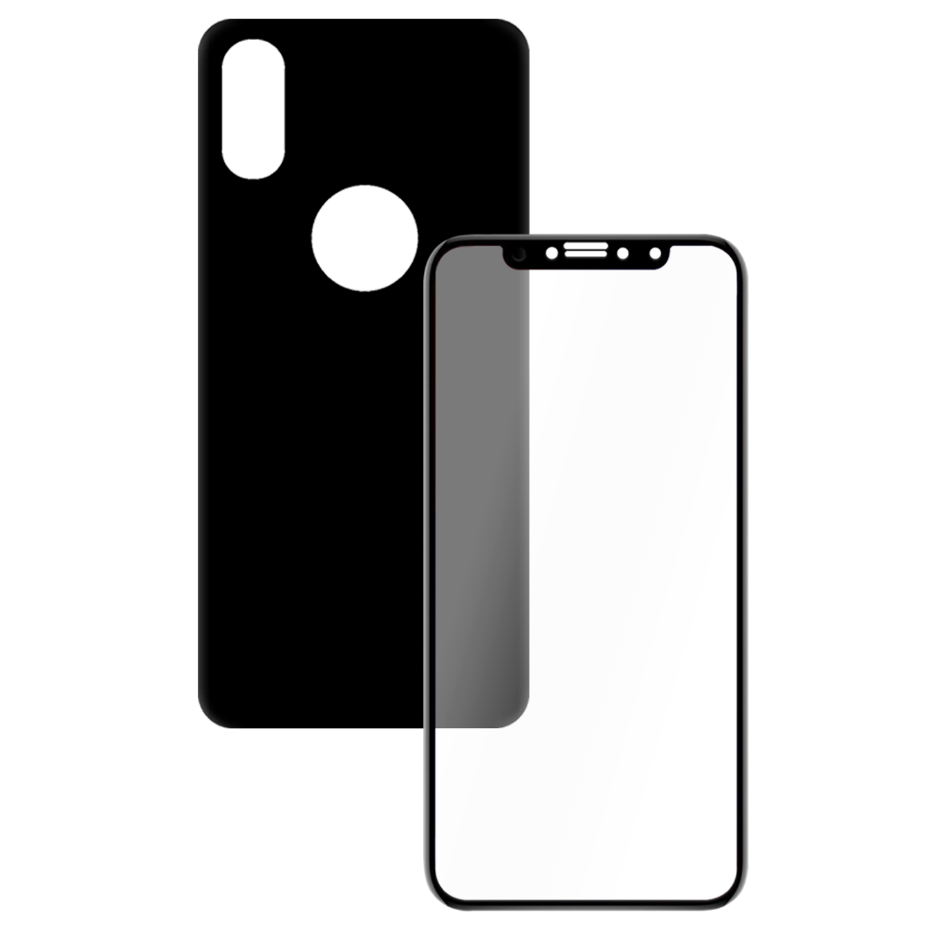 3D Back&Front Tempered protection glass iPhoneX