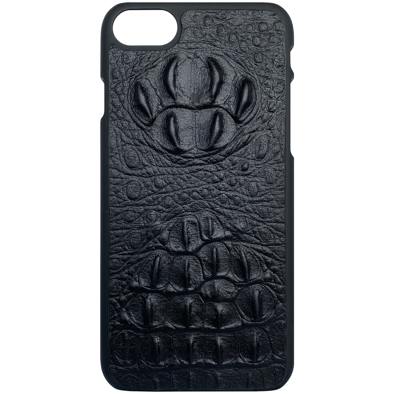 Aragon Croco genuine leather case Black - iPhone 7/8