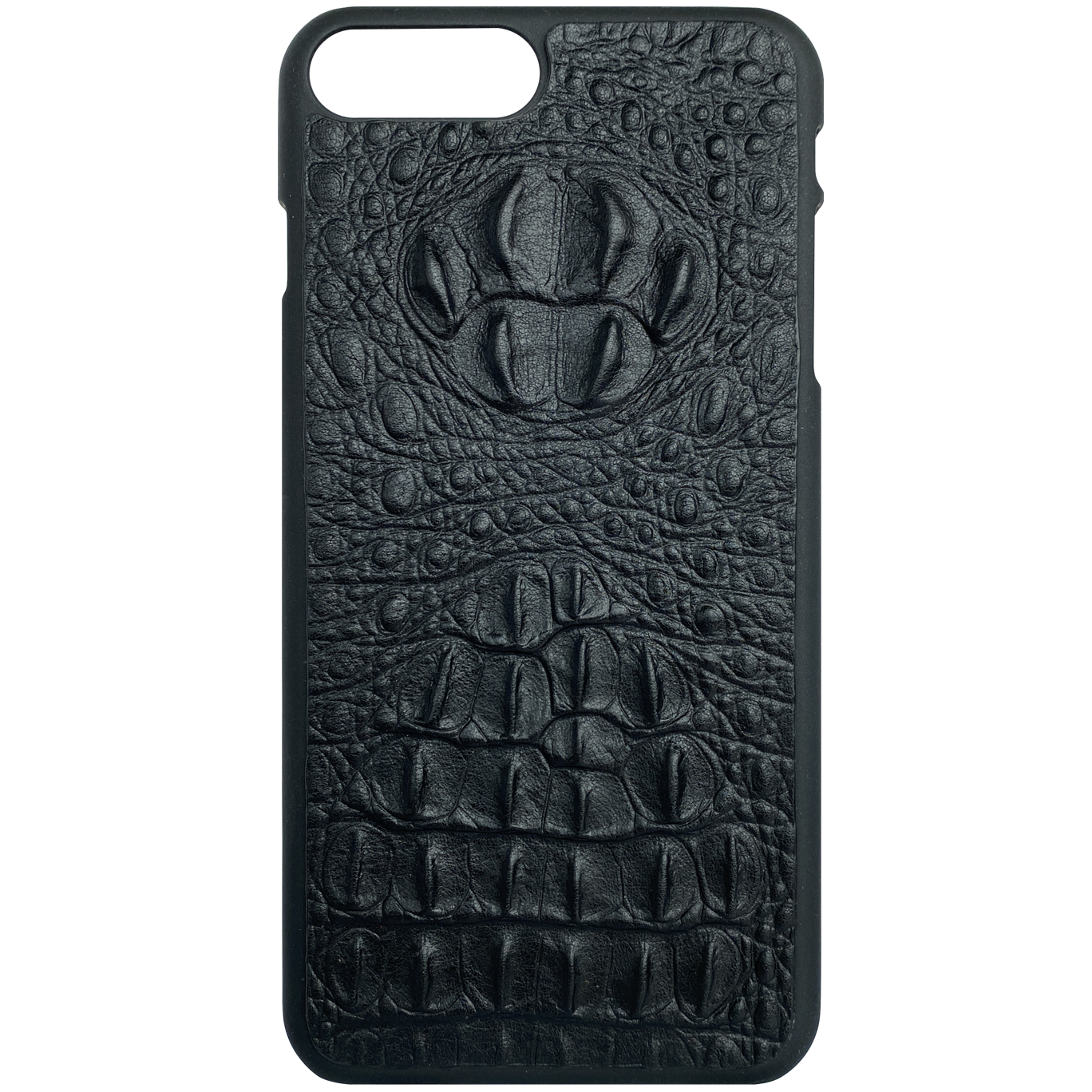 Aragon Croco genuine leather case Black - iPhone 7/8 Plus