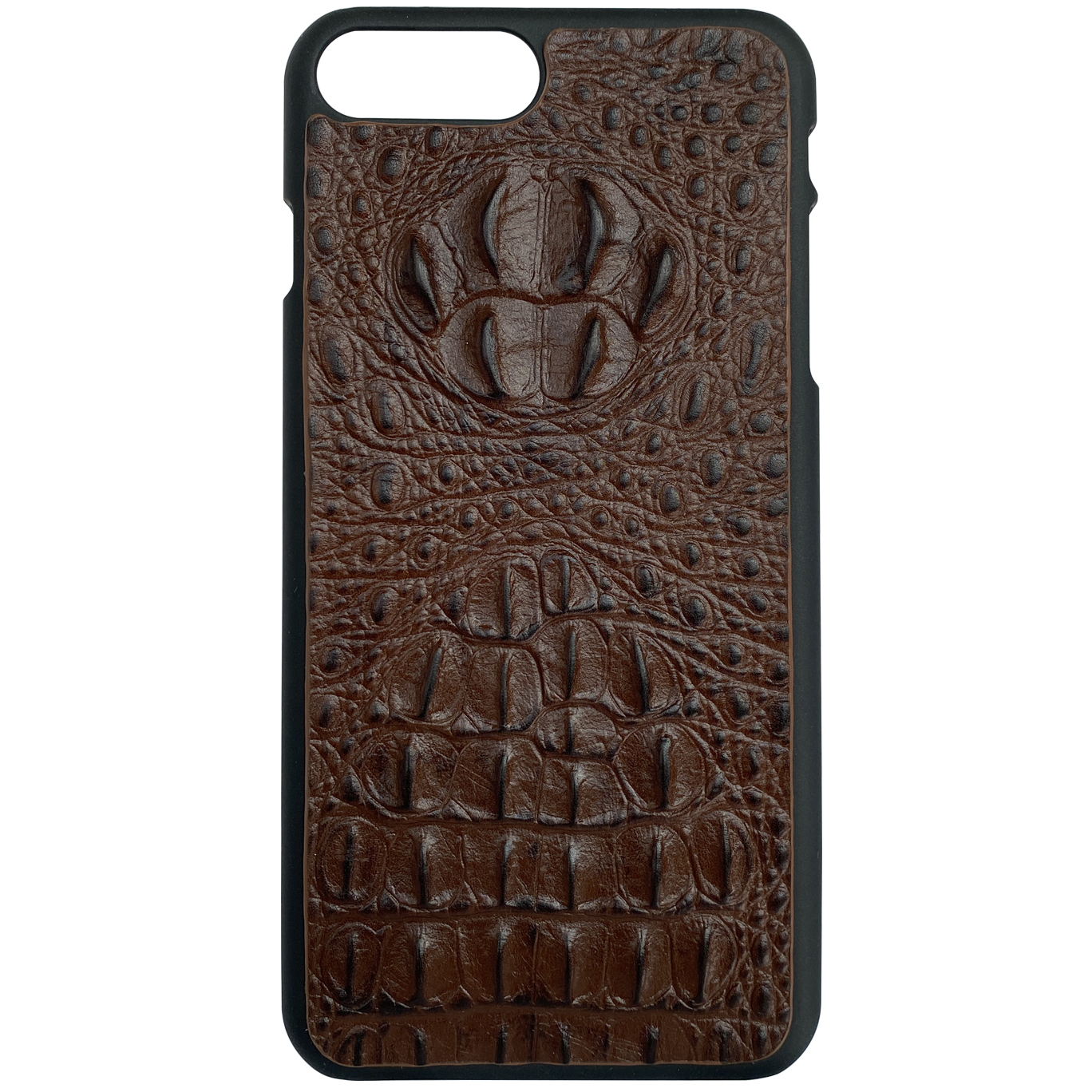 Aragon Croco genuine leather case Brown - iPhone 7/8 Plus