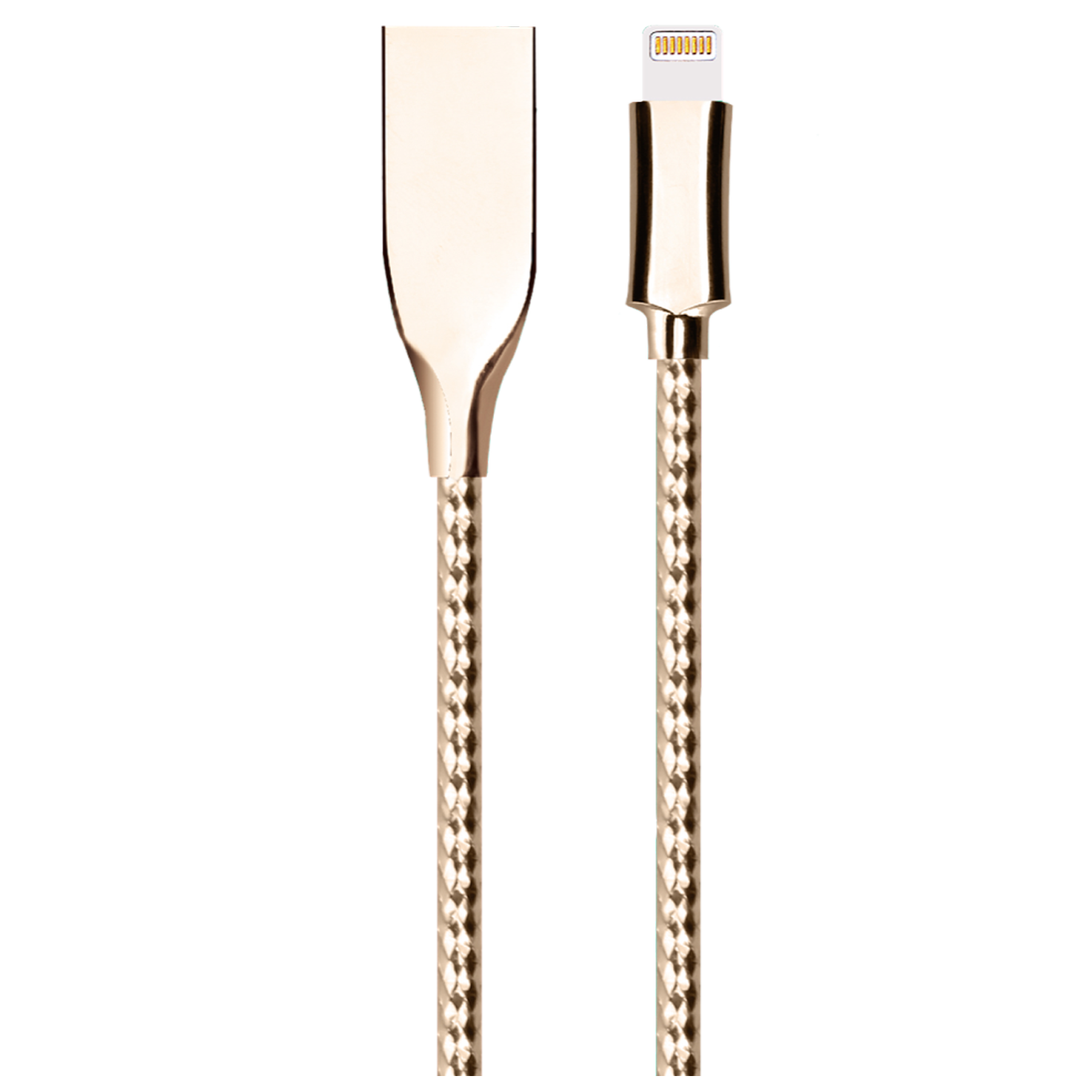 Gold PVC Charging cable for iPhone
