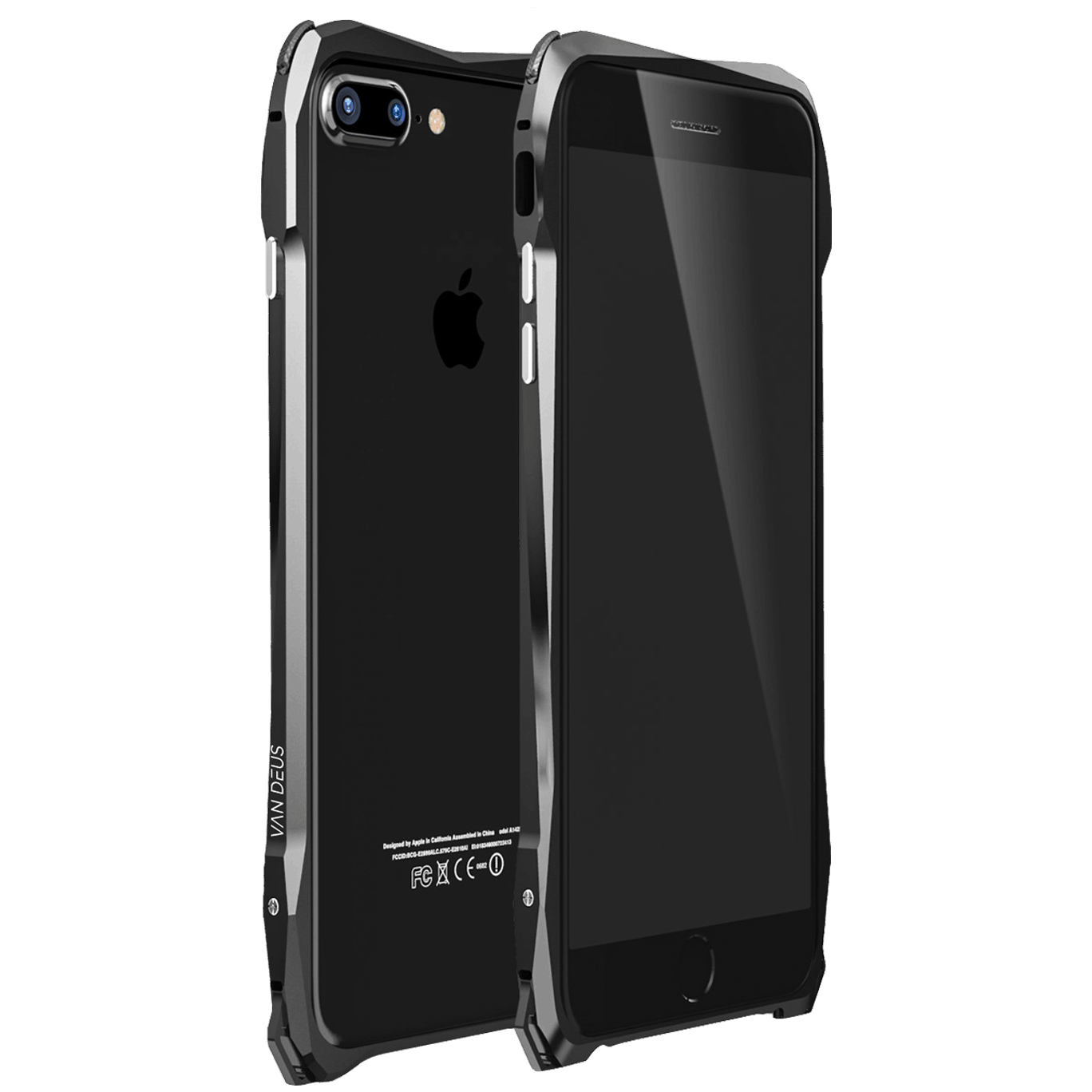 Nexus aviation aluminium frame Black - iPhone 7/8